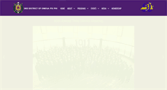 Desktop Screenshot of 3rddistrictques.org